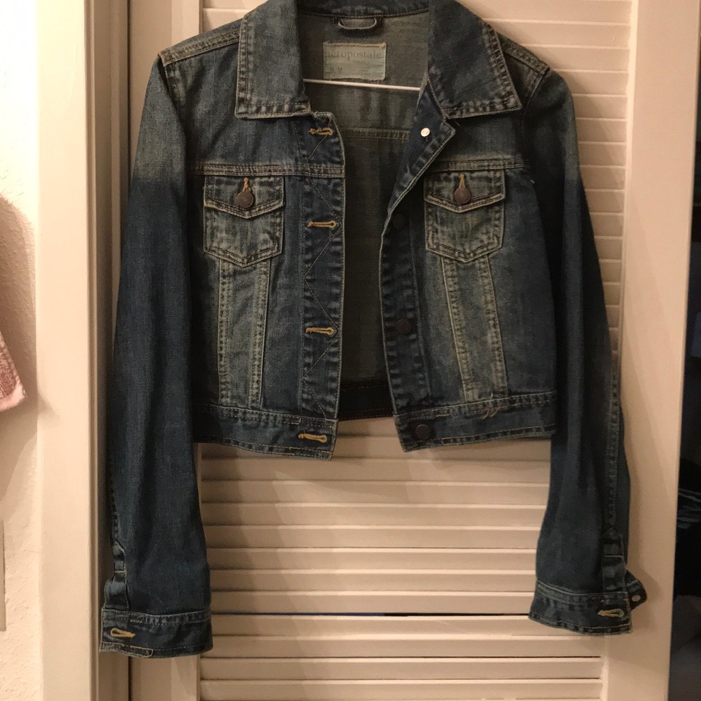 Aeropostale mid drift jean jacket